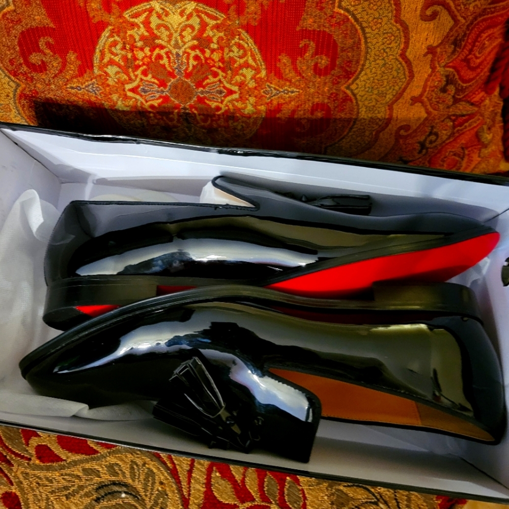 Men Dress Loafer Slip- On GACCOSHOES Black size 45(11)